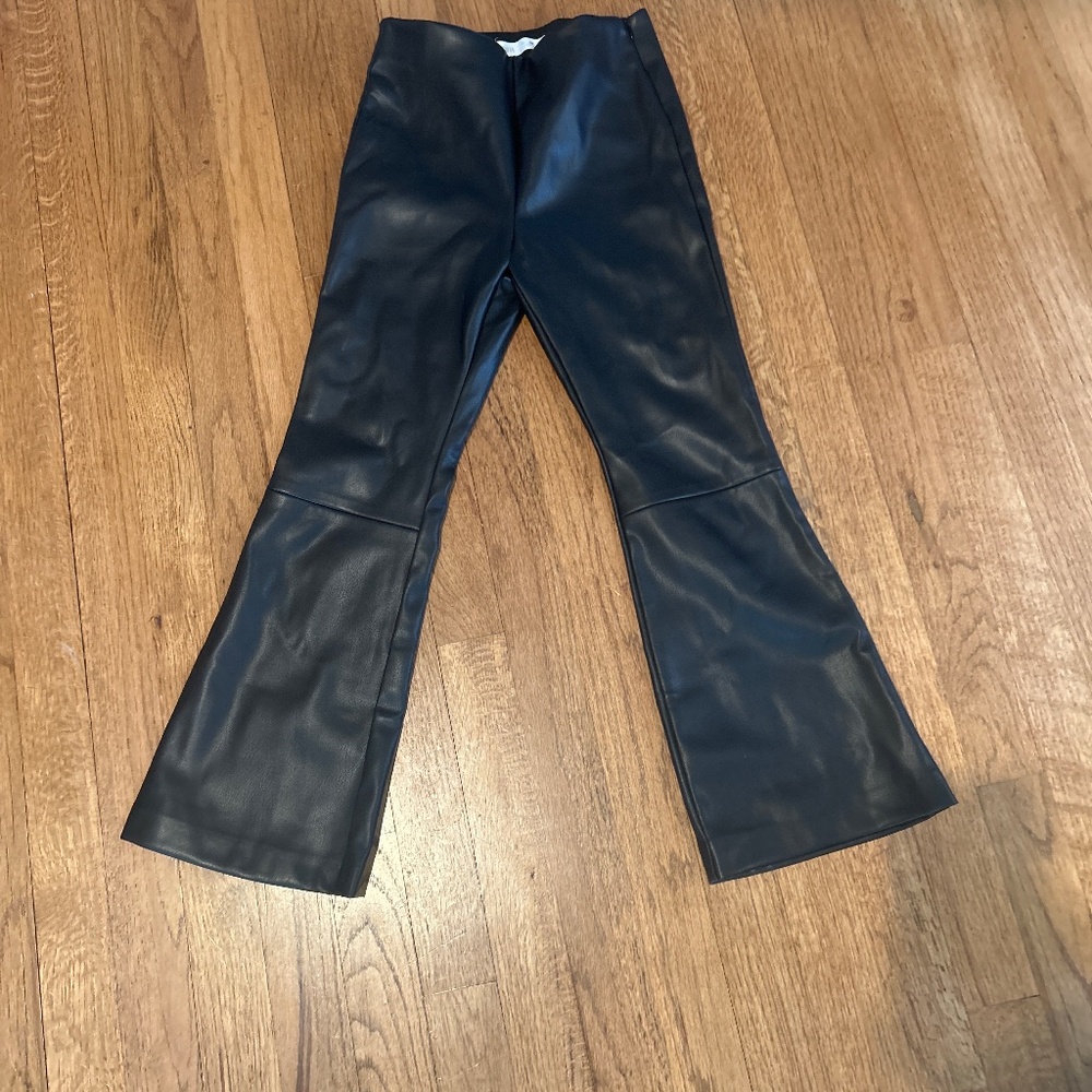 Girls Zara faux leather bells